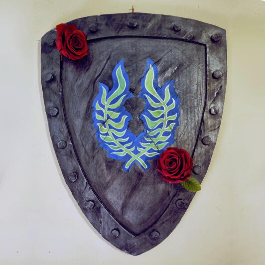 Dragon Age Origins — Swords and Shields, cardboard prop