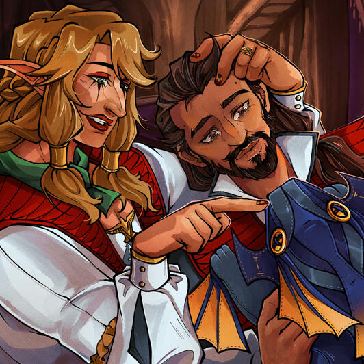 2x Halfbody + Background