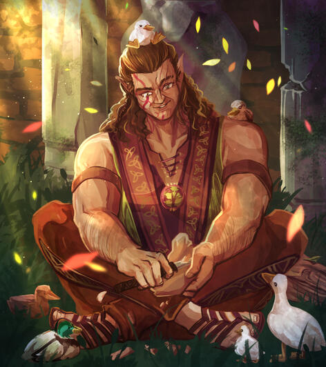 1x Fullbody +4xAnimals +1x Background