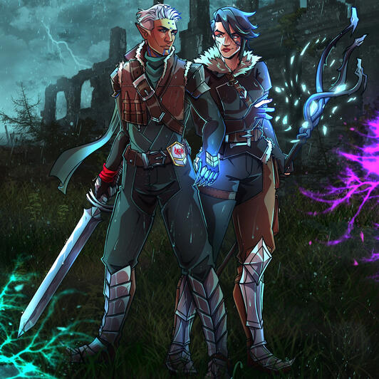 2x Fullbody + Background