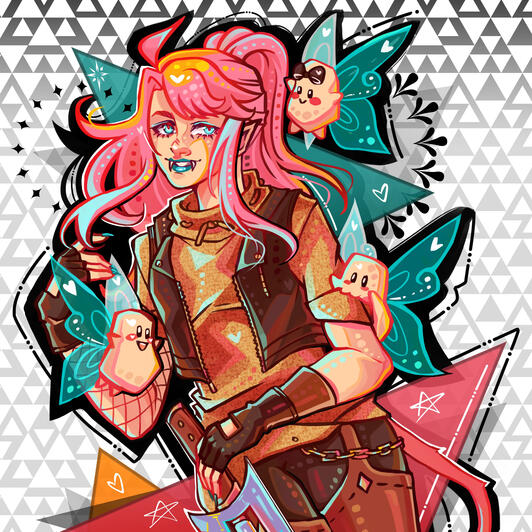 1x Fullbody + Background