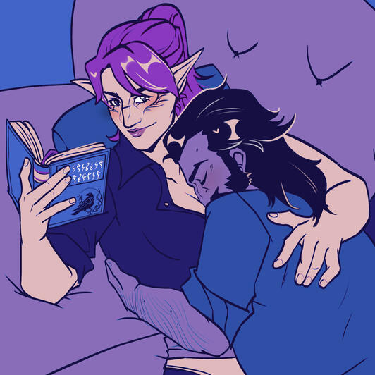 Dragon Age Coloured Sketch for Beck (2025)