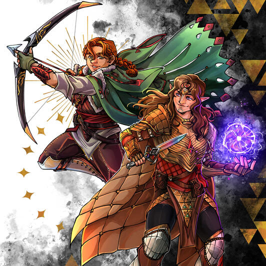 Dragon Age Oil Brush Lineart for Nico (2025)